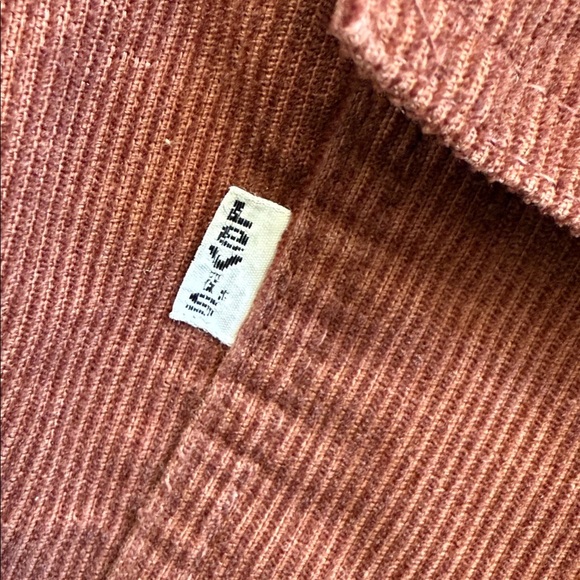 RARE Vintage Levi Brown Corduroy Pants kickflare Big E white tab - Picture 4 of 16